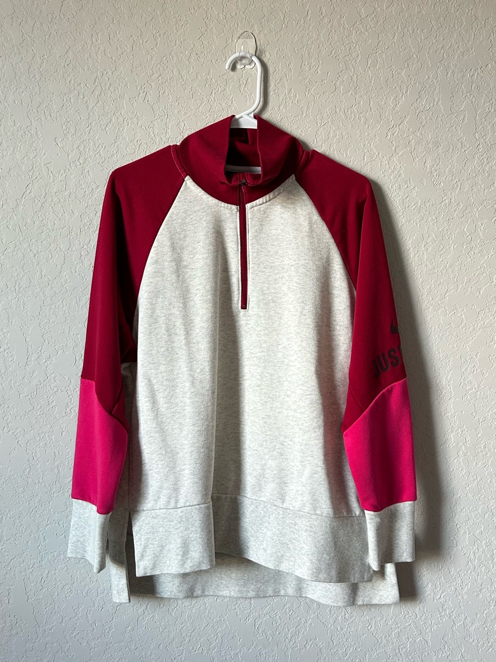 Nike Color Block Quarter Zip Pullover